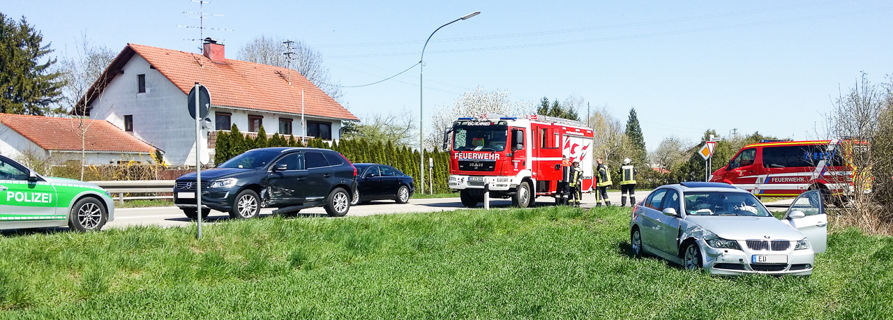 Verkehrsunfall auf der B388